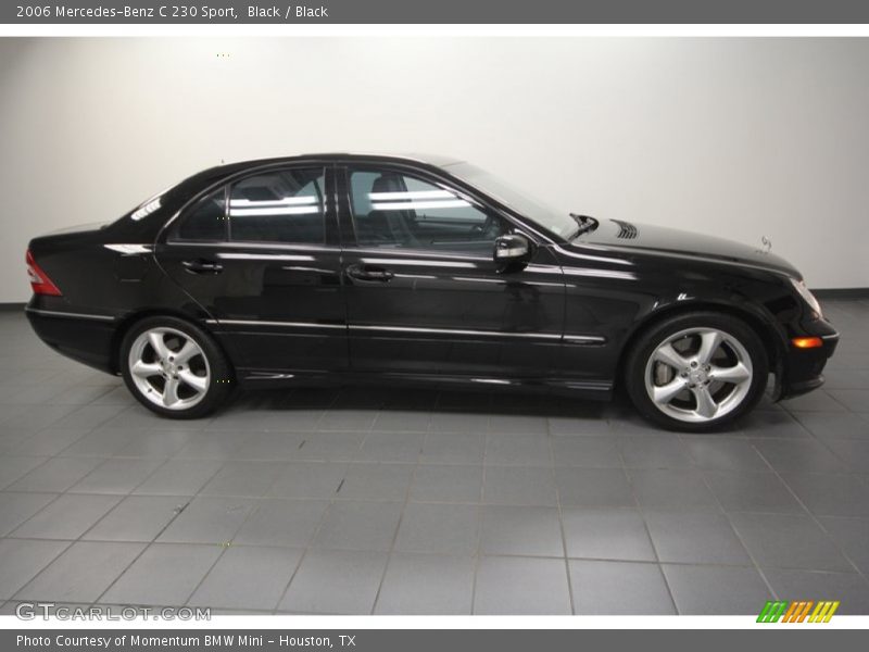 Black / Black 2006 Mercedes-Benz C 230 Sport