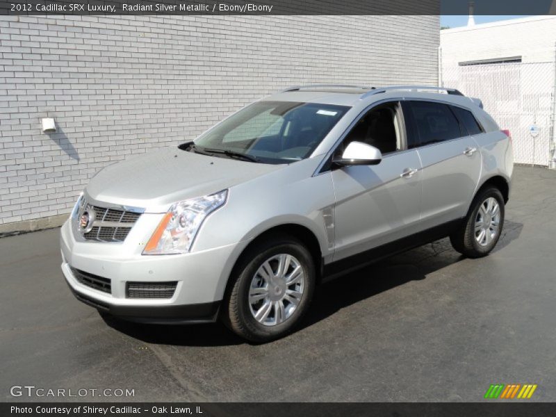 Radiant Silver Metallic / Ebony/Ebony 2012 Cadillac SRX Luxury