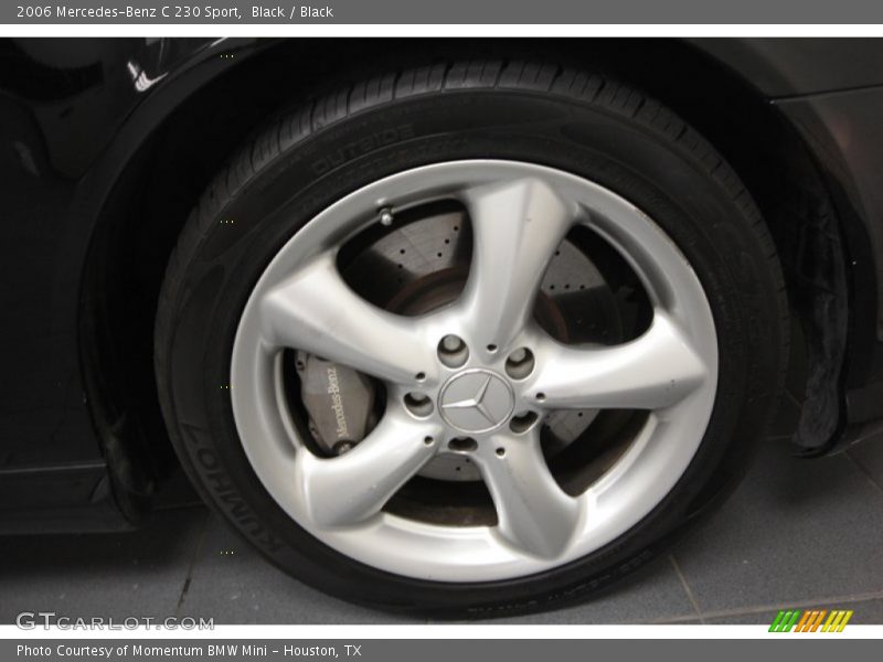 Black / Black 2006 Mercedes-Benz C 230 Sport