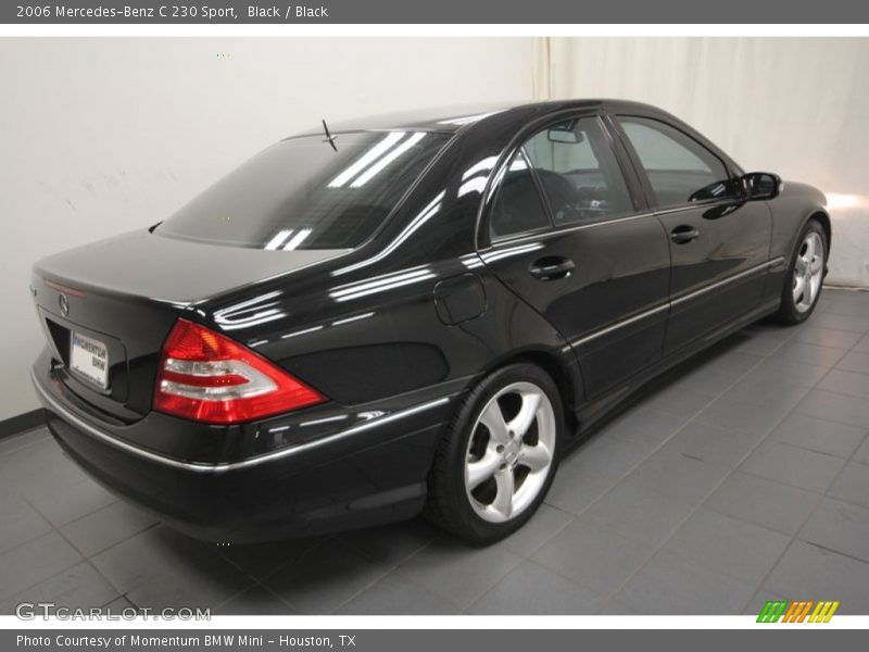 Black / Black 2006 Mercedes-Benz C 230 Sport