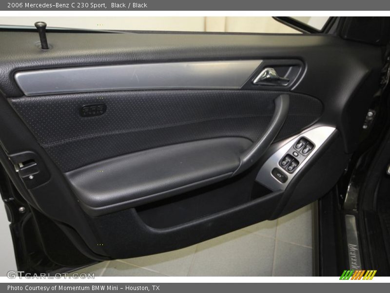Black / Black 2006 Mercedes-Benz C 230 Sport