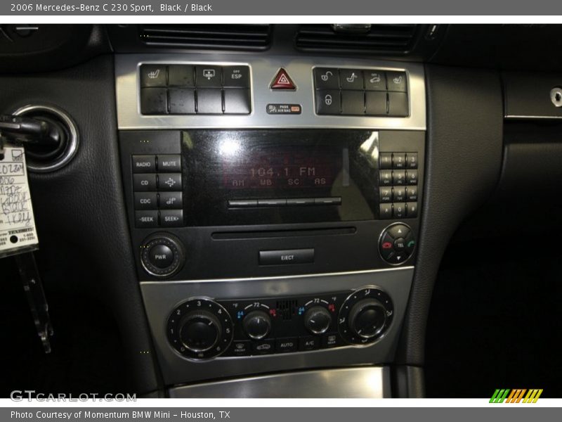Black / Black 2006 Mercedes-Benz C 230 Sport
