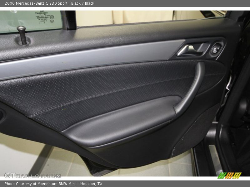 Black / Black 2006 Mercedes-Benz C 230 Sport