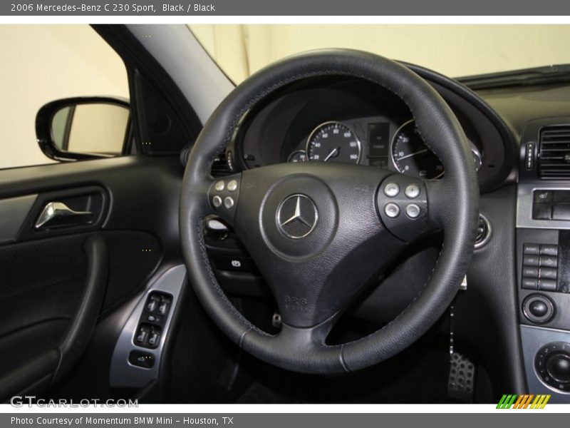 Black / Black 2006 Mercedes-Benz C 230 Sport