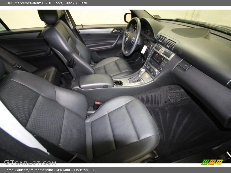 Black / Black 2006 Mercedes-Benz C 230 Sport