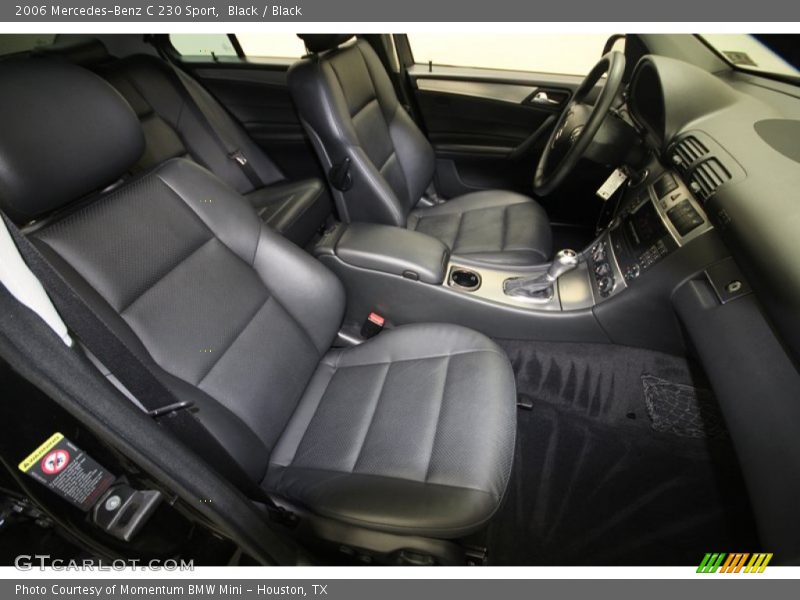 Black / Black 2006 Mercedes-Benz C 230 Sport
