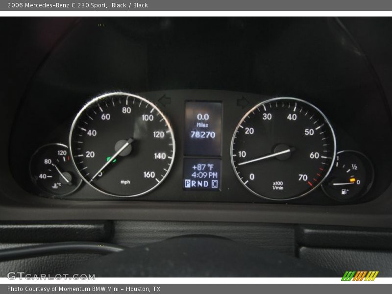 Black / Black 2006 Mercedes-Benz C 230 Sport