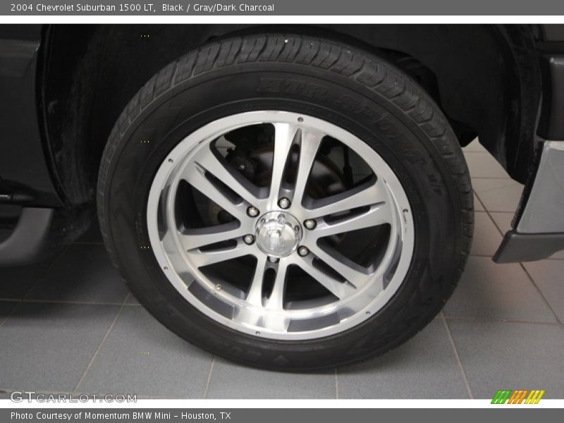 Black / Gray/Dark Charcoal 2004 Chevrolet Suburban 1500 LT