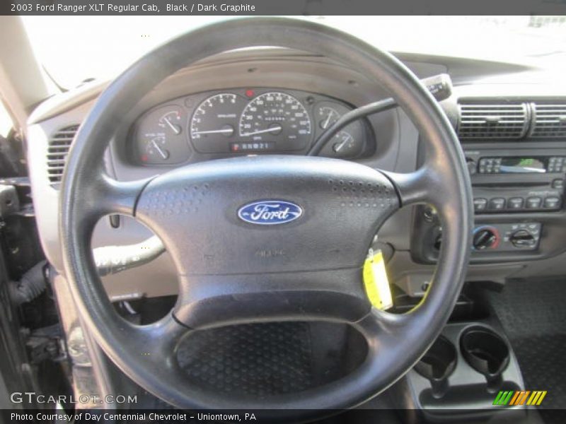 Black / Dark Graphite 2003 Ford Ranger XLT Regular Cab