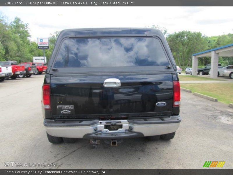 Black / Medium Flint 2002 Ford F350 Super Duty XLT Crew Cab 4x4 Dually