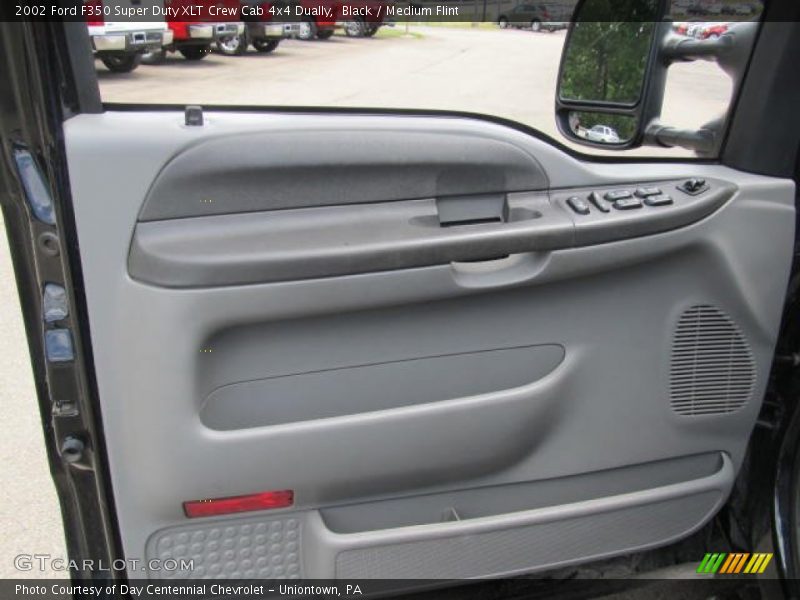 Black / Medium Flint 2002 Ford F350 Super Duty XLT Crew Cab 4x4 Dually