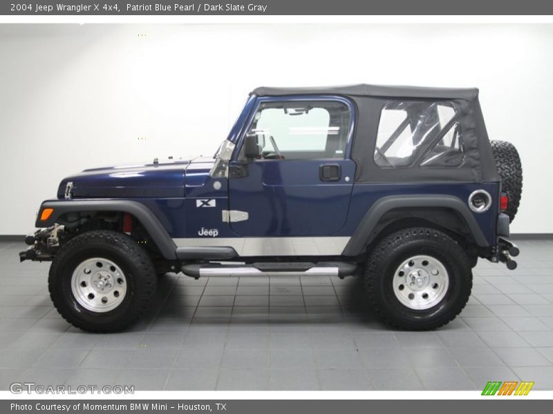Patriot Blue Pearl / Dark Slate Gray 2004 Jeep Wrangler X 4x4