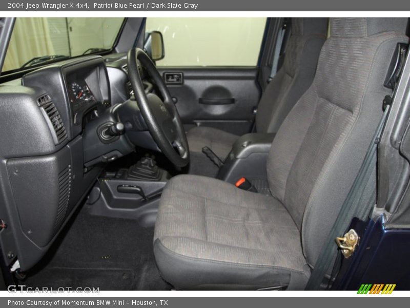 Patriot Blue Pearl / Dark Slate Gray 2004 Jeep Wrangler X 4x4