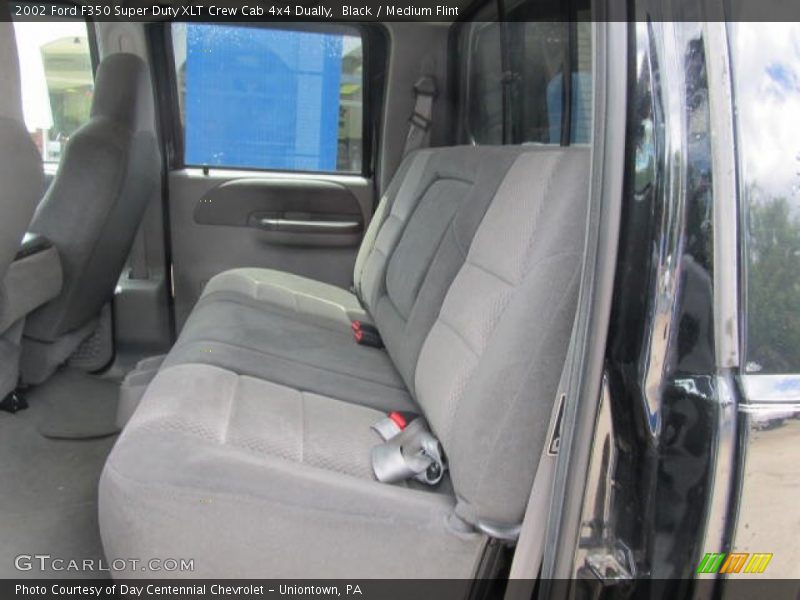 Black / Medium Flint 2002 Ford F350 Super Duty XLT Crew Cab 4x4 Dually