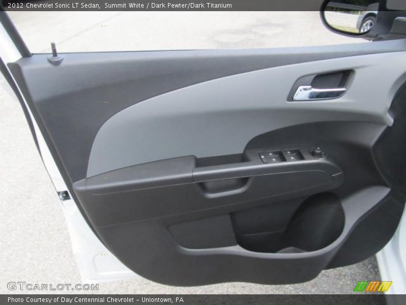 Summit White / Dark Pewter/Dark Titanium 2012 Chevrolet Sonic LT Sedan