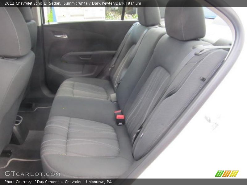Summit White / Dark Pewter/Dark Titanium 2012 Chevrolet Sonic LT Sedan