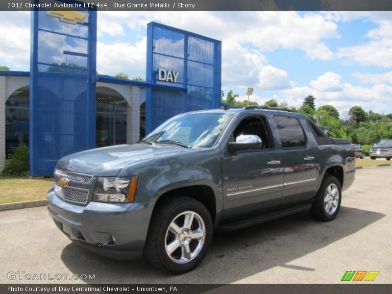 Blue Granite Metallic / Ebony 2012 Chevrolet Avalanche LTZ 4x4