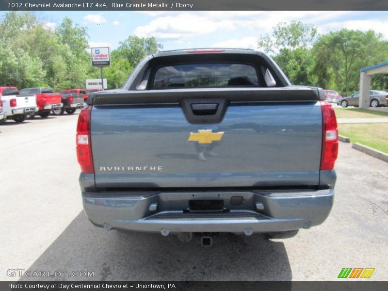 Blue Granite Metallic / Ebony 2012 Chevrolet Avalanche LTZ 4x4