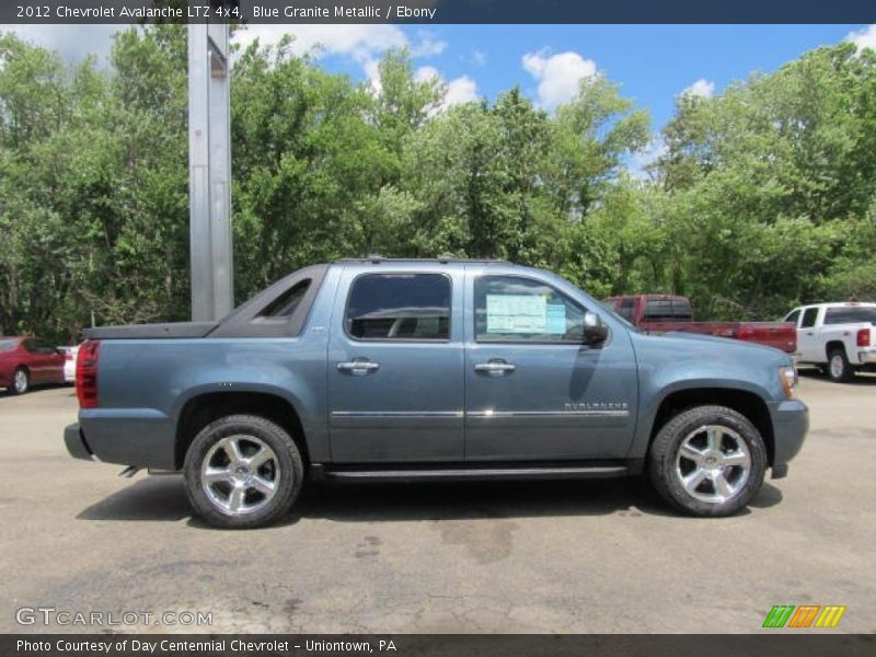 Blue Granite Metallic / Ebony 2012 Chevrolet Avalanche LTZ 4x4