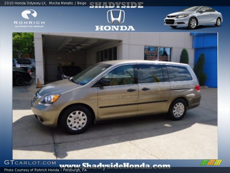 Mocha Metallic / Beige 2010 Honda Odyssey LX