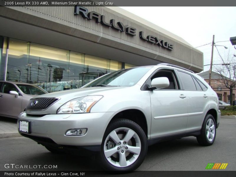 Millenium Silver Metallic / Light Gray 2006 Lexus RX 330 AWD