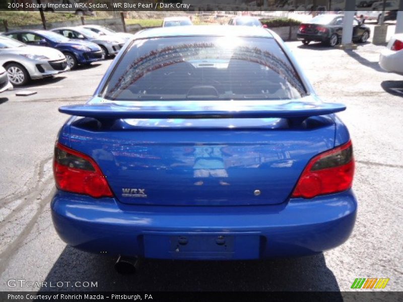 WR Blue Pearl / Dark Gray 2004 Subaru Impreza WRX Sedan