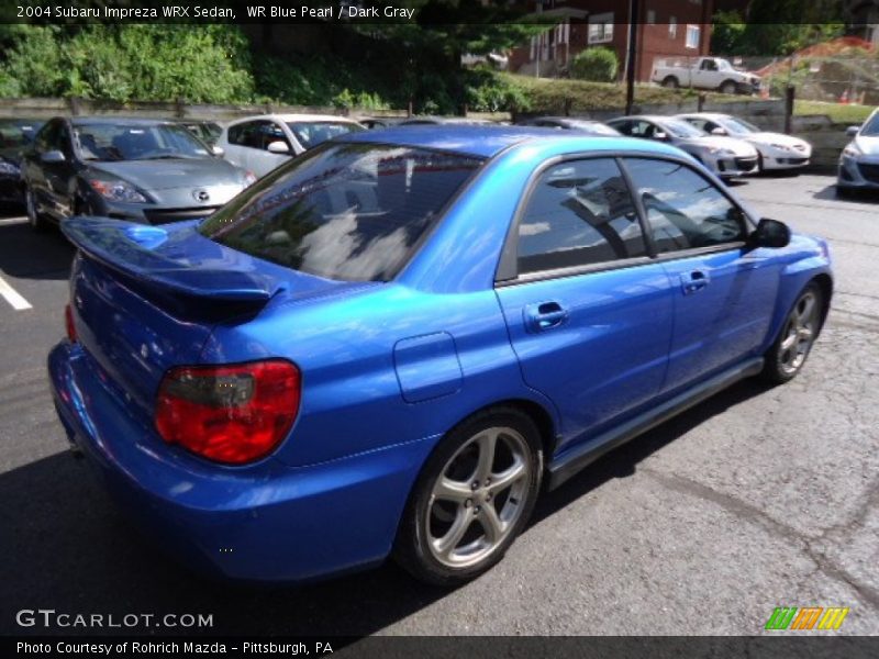 WR Blue Pearl / Dark Gray 2004 Subaru Impreza WRX Sedan