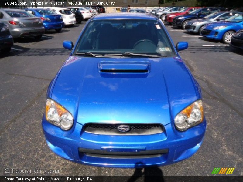 WR Blue Pearl / Dark Gray 2004 Subaru Impreza WRX Sedan