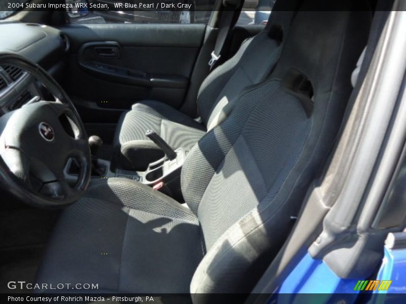 WR Blue Pearl / Dark Gray 2004 Subaru Impreza WRX Sedan