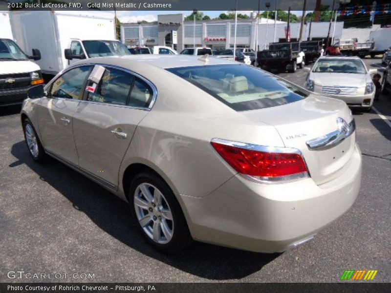 Gold Mist Metallic / Cashmere 2012 Buick LaCrosse FWD