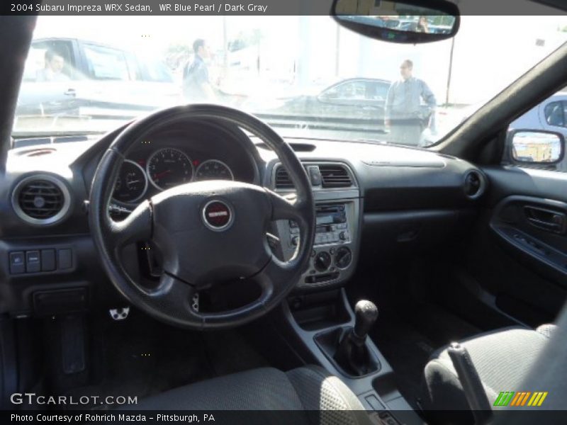 WR Blue Pearl / Dark Gray 2004 Subaru Impreza WRX Sedan