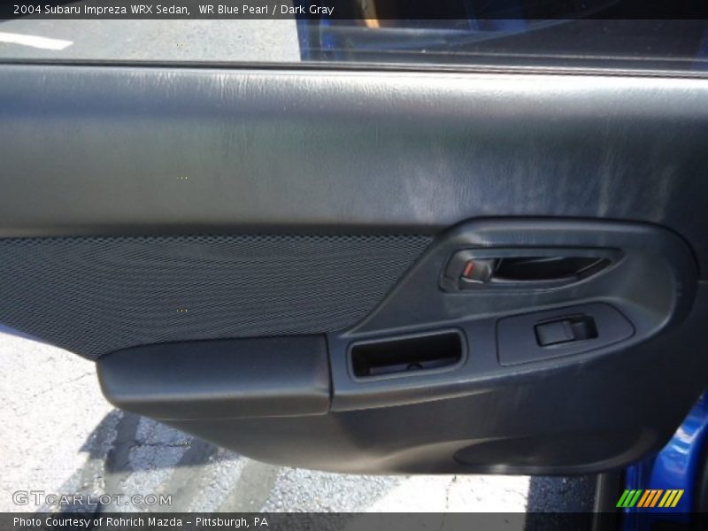 WR Blue Pearl / Dark Gray 2004 Subaru Impreza WRX Sedan