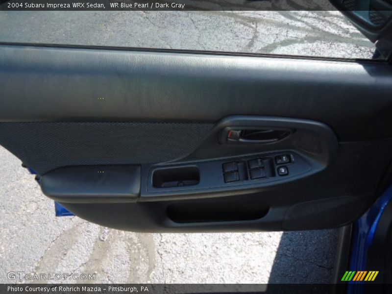 WR Blue Pearl / Dark Gray 2004 Subaru Impreza WRX Sedan