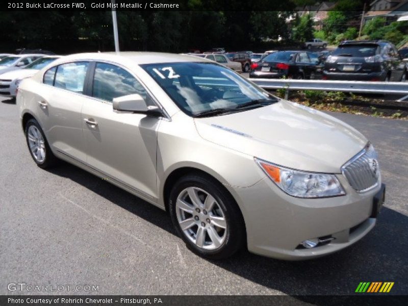 Gold Mist Metallic / Cashmere 2012 Buick LaCrosse FWD