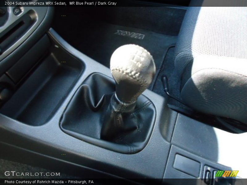 WR Blue Pearl / Dark Gray 2004 Subaru Impreza WRX Sedan