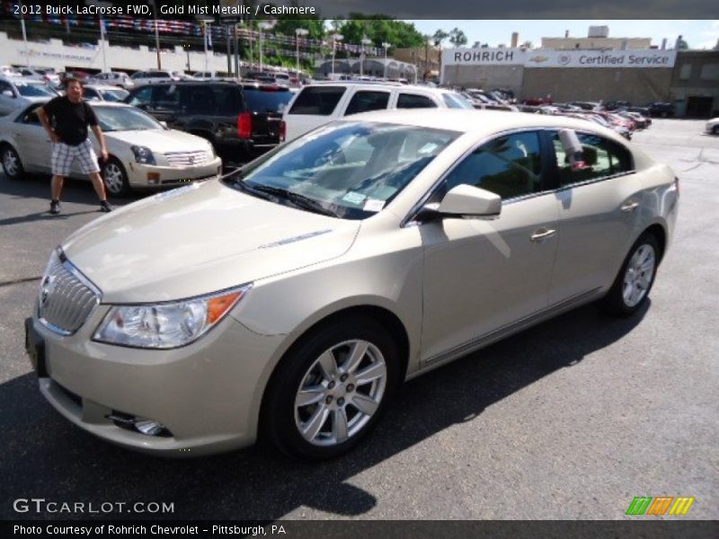 Gold Mist Metallic / Cashmere 2012 Buick LaCrosse FWD