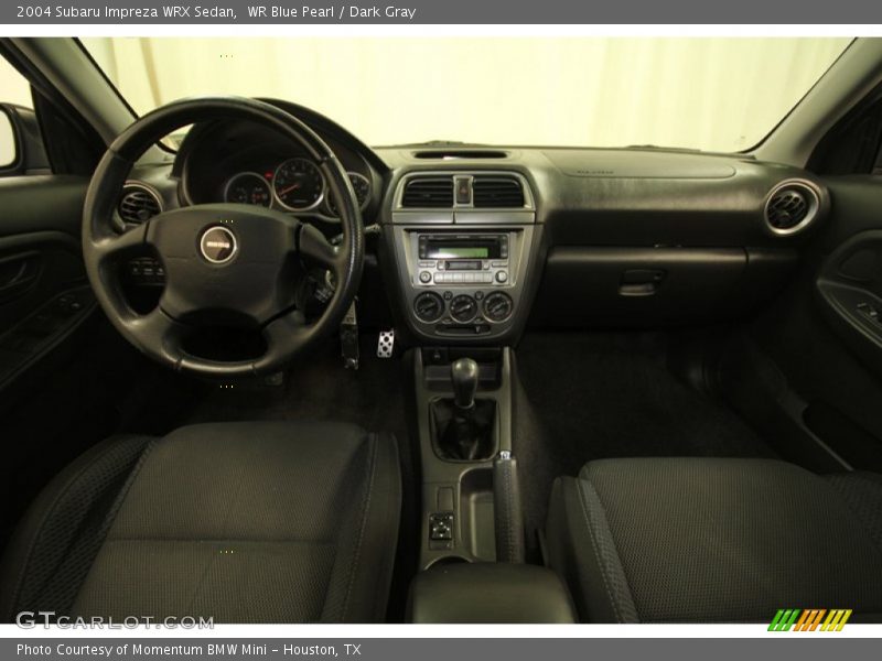WR Blue Pearl / Dark Gray 2004 Subaru Impreza WRX Sedan