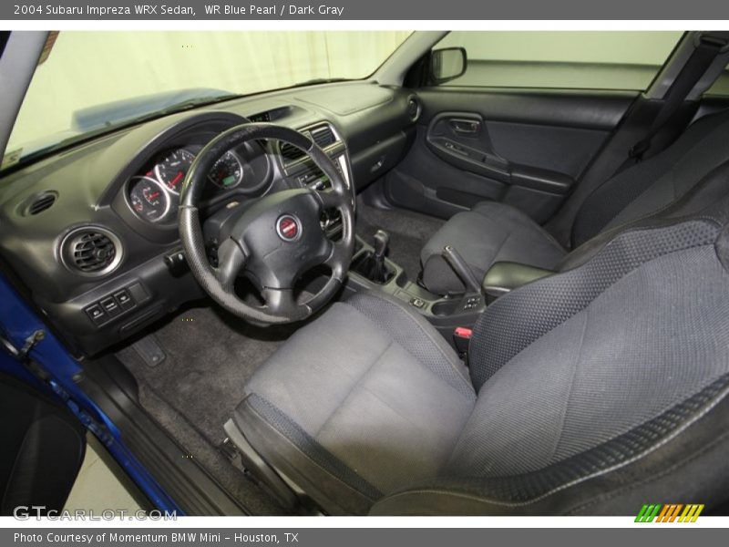  2004 Impreza WRX Sedan Dark Gray Interior