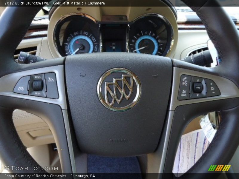 Gold Mist Metallic / Cashmere 2012 Buick LaCrosse FWD