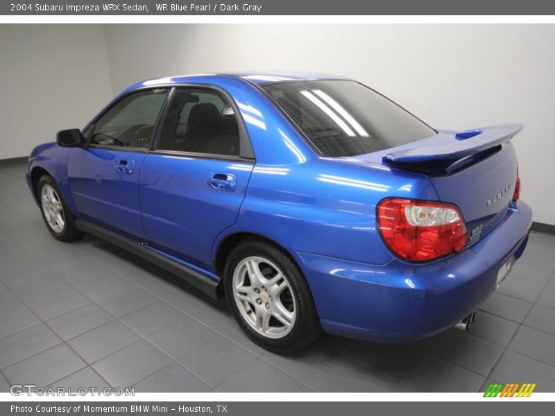 WR Blue Pearl / Dark Gray 2004 Subaru Impreza WRX Sedan
