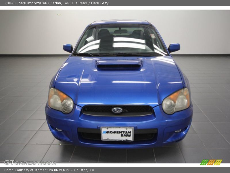 WR Blue Pearl / Dark Gray 2004 Subaru Impreza WRX Sedan