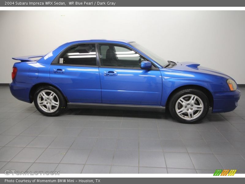 WR Blue Pearl / Dark Gray 2004 Subaru Impreza WRX Sedan