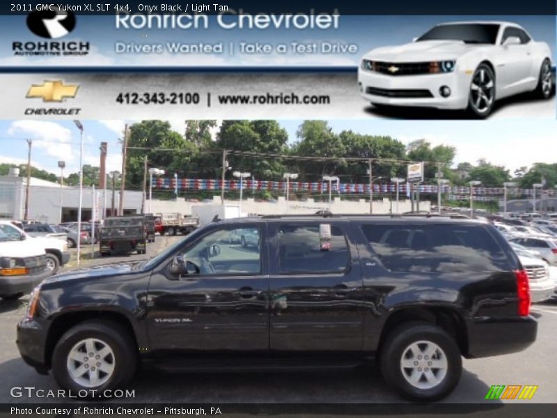 Onyx Black / Light Tan 2011 GMC Yukon XL SLT 4x4