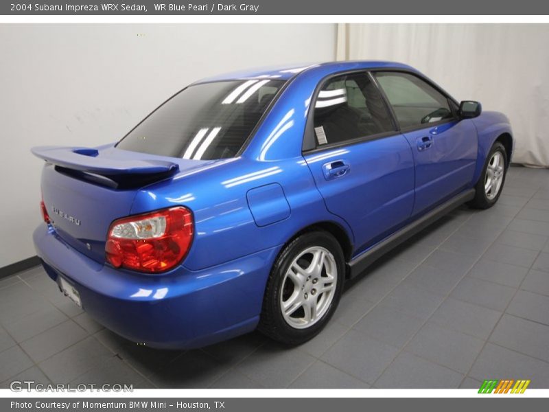 WR Blue Pearl / Dark Gray 2004 Subaru Impreza WRX Sedan