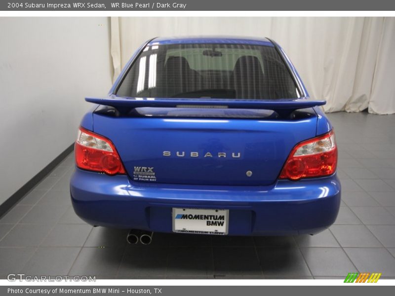 WR Blue Pearl / Dark Gray 2004 Subaru Impreza WRX Sedan