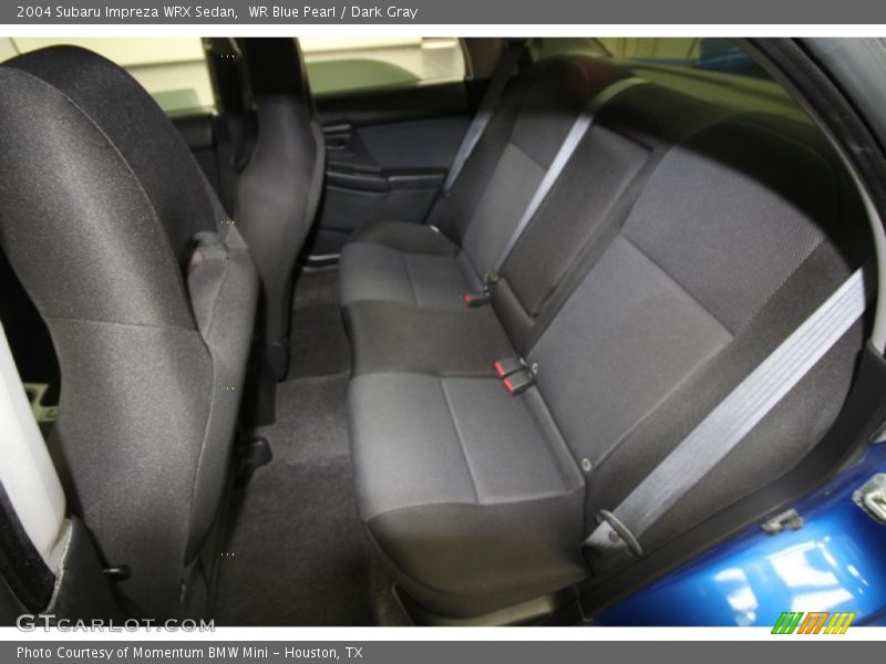 Rear Seat of 2004 Impreza WRX Sedan