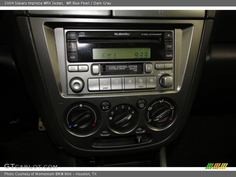 Audio System of 2004 Impreza WRX Sedan