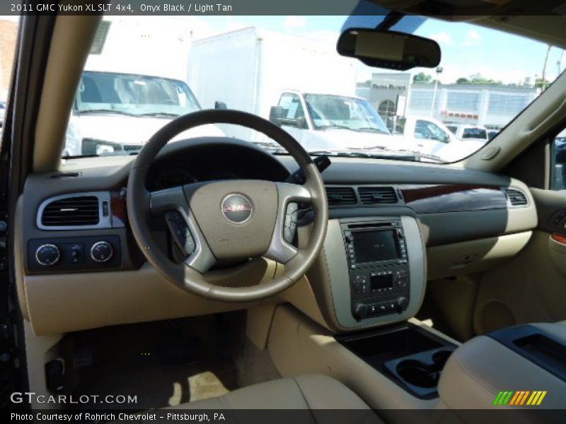 Onyx Black / Light Tan 2011 GMC Yukon XL SLT 4x4