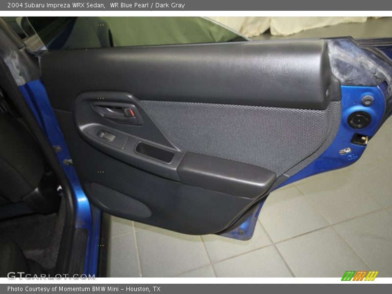 WR Blue Pearl / Dark Gray 2004 Subaru Impreza WRX Sedan