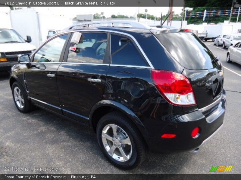 Black Granite Metallic / Black 2012 Chevrolet Captiva Sport LT
